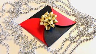 Diy gift wrapping idea for new year 2021/How to wrap a gift card/easy paper crafts/#Nummtube/#shorts