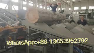 China auto veneer spindleless peeling machine wood peeling machine for plywood