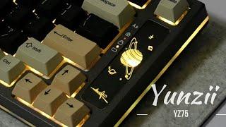 that badge is a beauty | Yunzii YZ75 unboxing, showcase and sound test