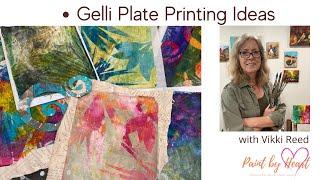 Gelli Plate Printing Ideas