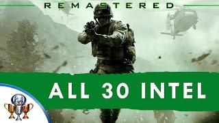 Call of Duty 4 Modern Warfare Remastered - All 30 Intel Locations (Eyes and Ears) - Activates Cheats