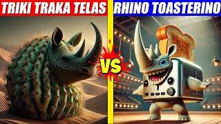 Triki Traka Telas vs Rhino Toasterino | SPORE