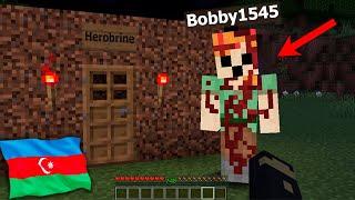 Bobby1545 mənim dünyama daxil oldu ?? (Qorxulu minecraft)