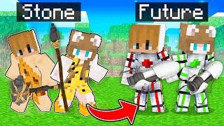 From STONE AGE to FUTURE in Minecraft ( Tagalog )