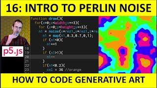 16: Introduction to Perlin Noise in p5.js: How to Code Generative Art