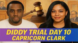 Live Watch: P Diddy Trial Day 10 – Capricorn Clark Testifies, New Kid Cudi Details Revealed