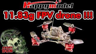 lightest FPV freestyle drone  11.83 grams mobeetle6 Happymodel