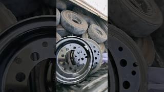 Press Tire Installing | Solid Tyre Replace #shorts #foryou