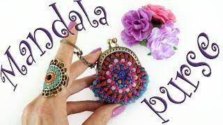  Crochet Mandala beaded PURSE  Crochetka design studio