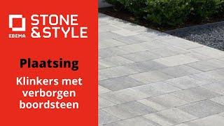 Plaatsing Klinkers met verborgen boordsteen | Ebema_Stone&Style