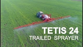 Trailed sprayer TETIS 24 from Elvorti Company (with Bulgarian, Romanian subtitles)