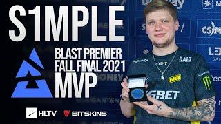 s1mple - HLTV MVP by Bitskins of BLAST Premier Fall Final 2021