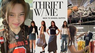 Thrifting my Back To School wardrobe