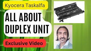 All About Duplex Unit || Kyocera Taskalfa || Technical Dost JOYDEEP || Hindi Technical Tutorials