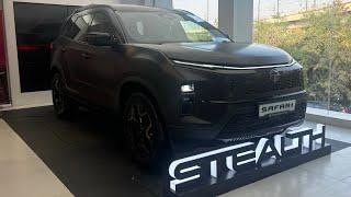 All New Tata Safari Stealth Edition 2025 | Tata Safari Matt Dark Edition  | New Safari Big Updates