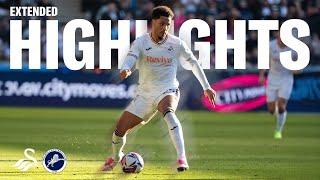 Swansea City v Millwall | Extended Highlights