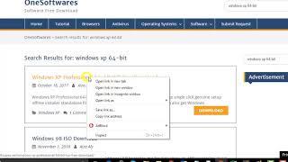 How To Download Windows XP 64 bit ISO File Free For PC Laptop Computer