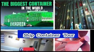 The BIGGEST Container Ship In The World Ever Ace Ship and Accommodation Tour || Container Ship