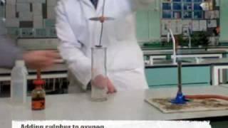 Burning Sulphur