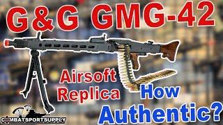 G&G GMG-42 AIRSOFT Replica of the MG42 WORTH It? #airsoft