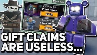 Gift Claims Are Useless... | Event Skins Are Automatic | Roblox TDS