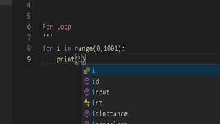 Square of numbers from 1 to 1000  Python Programming Language For Loop