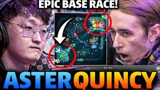 UNBELIEVABLE BASE RACE!! CHINA vs NA - ASTER vs QUINCY CREW TI10 MAIN EVENT