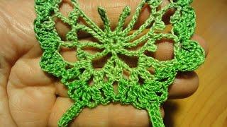 Ажурная бабочка Openwork Butterfly Crochet