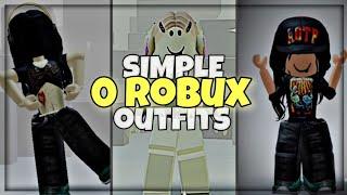 0 robux outfit ideas