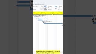 HOW TO quickly change the TIMESCALE in Microsoft Project #msproject #microsoftproject #tips