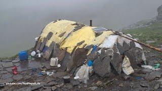 Rural Life in The Nepali Mountains Village Nepal | How People Live in Nepal With Rainy Season |