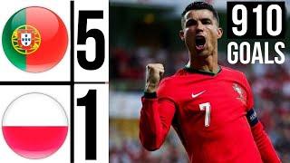  Portugal Vs Poland (5-1) EXTENDED HIGHLIGHTS | cristiano ronaldo Goal 910 | Uefa Nations League