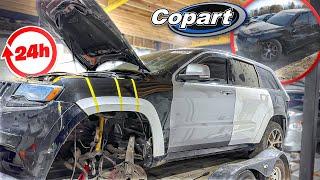 REBUILDING MY COPART SRT JEEP IN 24 HOURS!