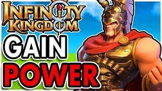 How to GAIN POWER FAST in Infinity Kingdom! Troop Power is EVERYTHING!