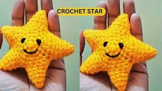 Easy Crochet Star Keychain Tutorial | Perfect for Beginners #trending