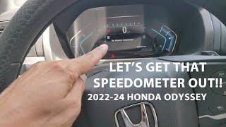 How To Remove 2022-24 Honda Odyssey Speedometer/Instrument Cluster.