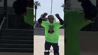 81 y/o #Rollerblader Jumps 8 Stair Gap! #rollerblading