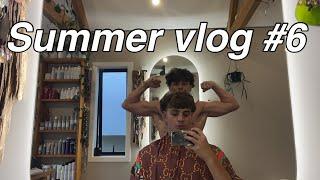 Day in the life as a 17 year old bodybuilder (Haircut edition)