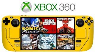 10 Xbox 360 Games Tested on Xenia | Xbox 360 Emulation Steam Deck | Windows 10