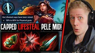 This Max Lifesteal Pele Build DESTROYS From MID! - Inters3ct SMITE