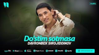 Davronbek Sirojiddinov - Do'stim sotmasa (audio 2024)