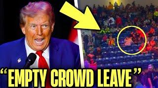 Trump Throws TANTRUM As Crowd LEAVES EMPTY Rally!