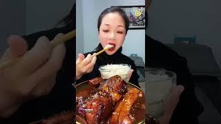 Braised Pork Belly with a Rice Dish, Tasting Show, #mukbang #asmr #먹방