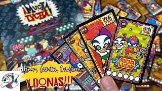 Capítulo 194.- ¡Honor, familia, tradición y donas! Cartas de Mucha Lucha TCG. Ricochet y la Pulga