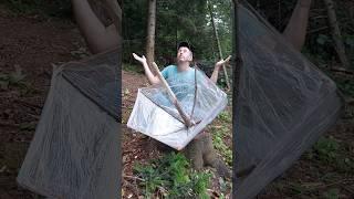 Survival Skills: Amazing Umbrella for Extreme Conditions #survival #camping #bushcraft #lifehacks