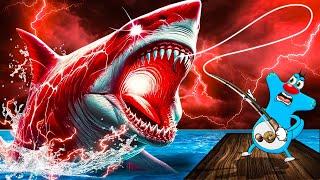 Roblox Oggy Caught A Mythical Megalodon In Fishing Go With Jack