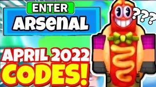 APRIL *2022* NEW LEGENDARY *FREE SKIN* CODES! In Roblox Arsenal  (Codes)