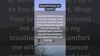 Powerful Prayer For Comfort
