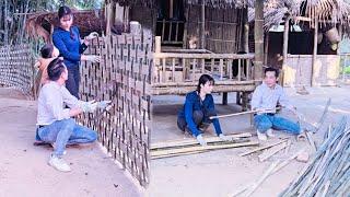 Bamboo Fence Design. Single Mother's Efforts with the Help of a Kind Man_ Ly Thanh Thuy