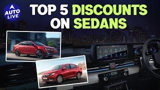 Top 5 Discounts on Sedans | Auto Live